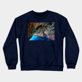 Sea caves of Marmara - Sfakia, Crete Crewneck Sweatshirt